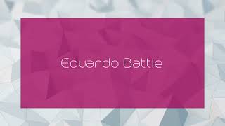 Eduardo Battle  appearance [upl. by Renny]