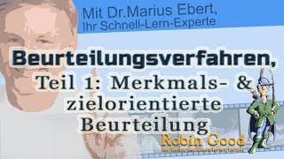 Beurteilungsverfahren ► Teil 1 Merkmalsorientierte und zielorientierte Beurteilung Begriffsklärung [upl. by Rehpetsirhc]