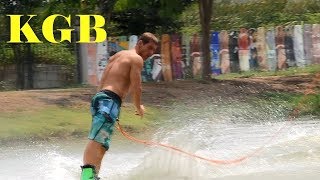 KGB tutorial Air trick Wakeboard Tutorial КГБ с флета [upl. by Rhianna]