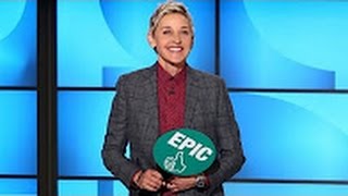 Ellen Show EPIC Or FAIL TODAY On 15th AUGUST 2016 WOW A MUST SEE VIDEO HD 720p [upl. by Eecyac]