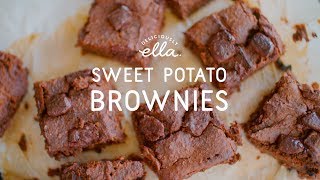 Sweet Potato Brownies  Deliciously Ella  Vegan [upl. by Nodnarb]