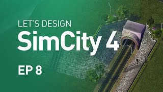 Lets Design SimCity 4 — EP 8 — Diverging Diamond Interchange [upl. by Maidy982]