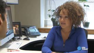 Rachel Dolezal Spokane NAACP leader steps down [upl. by Ynaffat111]