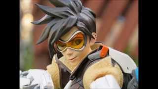 Overwatch Tracer Statue  Unboxing and Review [upl. by Ellednek90]