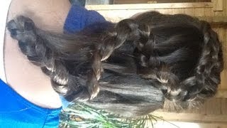 Holländischer Zopf Welle Anleitung Tutorial Flechtfrisuren Waterfall Dutch Braid Wave Shakira [upl. by Lauryn]