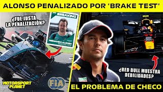 ⚠️La PENALIZACION a ALONSO❌ FUE JUSTA🤔 NO es la 1ra VEZ que HACE ESTO🔍 El PROBLEMA de CHECO PEREZ [upl. by Anigal]