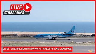 🔴LIVE Tenerife South Airport Runway ActionDepartures amp Arrivals ✈️ [upl. by Anrehs]