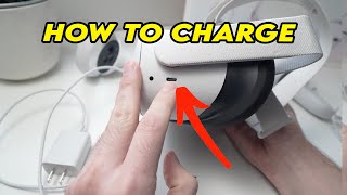 Oculus Quest 2  How to Charge the Headset [upl. by Atener]