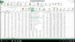 Mann Kendall Trend Tests in XLSTATExcel 2018 [upl. by Dumm]