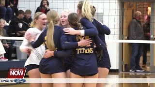 OttawaGlandorf Shawnee volleyball advance to Regional Semifinals [upl. by Banebrudge]