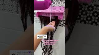 The right way to clean your wigs 👀💗clip hairproducts hairextensions haircare showerproducts [upl. by Nicol]