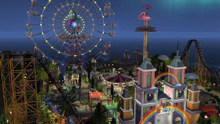 The Sims 4 Gallery Lots ep 1290 Sims Funland  Theme Park [upl. by Dyol]