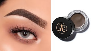 Easy Eyebrow Tutorial  Anastasia Dip Brow Pomade [upl. by Ynaffets101]