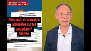 Pesticides  pourquoi on assiste depuis la rentrée à une déferlante de nouvelles alarmistes Analyse [upl. by Ibrahim]