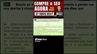 Perguntas mais cobradas do DETRAN 2024 SIMULADO do DETRAN 2024 EXAME TEÓRICO DETRAN 2024 [upl. by Robbie]