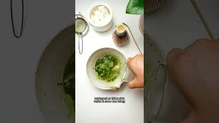 How to make matcha latte with culinary matcha 🍵 [upl. by Leik]