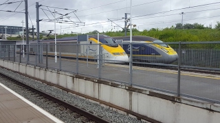 Trains at Ebbsfleet International HS1 22417 [upl. by Zechariah]