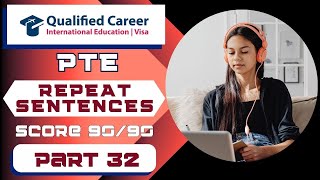 PTE Repeat Sentence  Must Practice  PART  32 November 11 2024  Qualified Career [upl. by Cirala534]