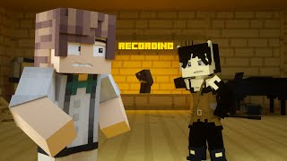 quotCrazyquot  Bendy and the Ink Machine Animated Minecraft Video Part 12 [upl. by Dolorita]