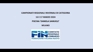 Campionati Regionali Invernali Di Categoria  Milano 2024 Domenica pomeriggio [upl. by Aivun]