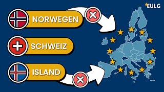 Schweiz Norwegen Island – Warum sind sie nicht in der EU [upl. by Urd]