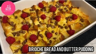 BRIOCHE BREAD AND BUTTER PUDDING  Quick amp Easy Dessert  Fahimas Cook Book [upl. by Carleton]