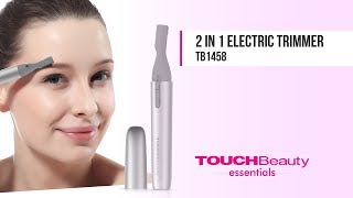 2 in 1 Electric Trimmer TB1458  Touch Beauty Essentials India [upl. by Navinod]