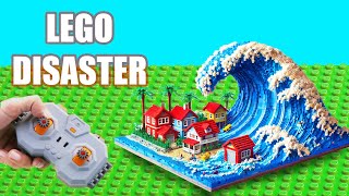 Recreating NATURAL DISASTERS in LEGO Wildfires Floods Tornadoes [upl. by Gwen]