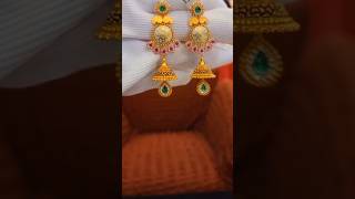 22kdm gold earrings for girlssonar kaner dul  sona ki jhumka viralshorts [upl. by Fazeli]