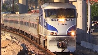 AMTRAK TRAINS Orange County CA [upl. by Graehl]