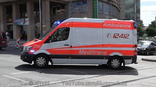 Prague Meditrans ambulance 159 responding  Praha Meditrans RZP 159 CZ  3062020 [upl. by Richmond]