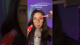 School starts in 30 seconds Let me do your makeup asmr shorts shortsvideo [upl. by Elleirda]