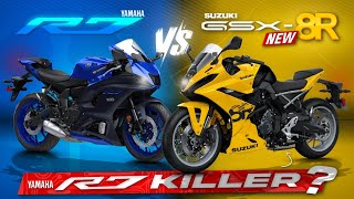 NEW 2024 Suzuki GSX8R vs Yamaha R7 ┃ Meet the Yamaha R7s Biggest Nightmare [upl. by Klump935]