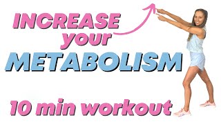 At Home 10 Minute Metabolic Workout Full Body and No Equipment Needed  Boost your Metabolism [upl. by Connie]