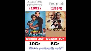 Shola aur Shabnam vs saransh movie comparison govinda amitabhbachchan movie [upl. by Norabel]