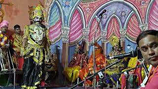 apane kaniyar gram sabha he Ramleela mein Ravan ka roll karte hue Dhanush yagya [upl. by Easton]