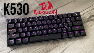 Redragon K530 Draconic 60 Wireless Mechanical Keyboard Review Budget Beast [upl. by Leanahtan]