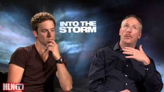 INTO THE STORM interview Jeremy Sumpter amp Matt Walsh [upl. by Tnert126]