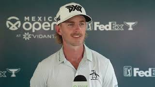 Jake Knapp Saturday Flash Interview 2024 Mexico Open at Vidanta [upl. by Pressey313]