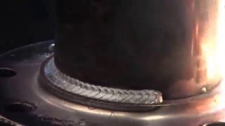 Carbon Steel Pipe MIG Welding penmfgcom [upl. by Beverly]