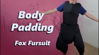 How to make Body Padding for a Fursuit  Construction tips and trick [upl. by Ahsimet]