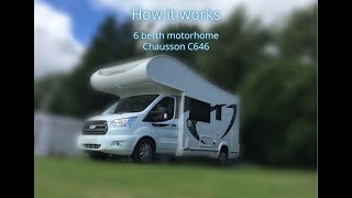 Chausson C646 motorhome How it works [upl. by Selrahc]