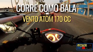 Manejar Motoneta en CIUDAD  Vento Atom 170 CC 2024 Nadie Puede Atraparme [upl. by Yensehc]