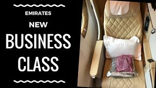 Emirates NEW BUSINESS CLASS Cabin [upl. by Hellene]