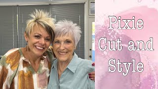 Older Womens Hairstyles  Pixie Haircuts For Older Women [upl. by Nonnaer]