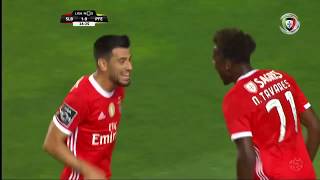 Goal  Golo Nuno Tavares Benfica 10 Paços de Ferreira Liga 1920 1 [upl. by Forrest707]