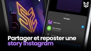 Comment partager et reposter une story dans votre story sur Instagram [upl. by Nirret910]