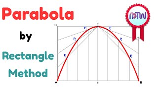 Parabola by Rectangular Method  Parabola by Oblong Method [upl. by Abelard]