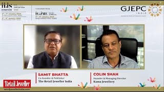 An Interview with Colin Shah Founder amp MD Kama Jewellery on IIJS Signature 2024 [upl. by Ynots]