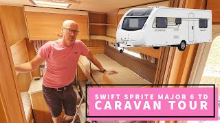 Swift Sprite Major 6TD Caravan Ultimate Tour amp Setup Guide Family 6 Berth caravan [upl. by Tap]